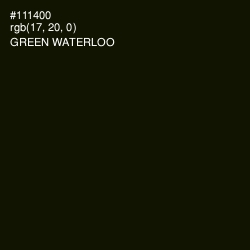 #111400 - Green Waterloo Color Image